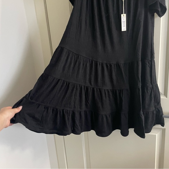 Max Studio black babydoll dress - Picture 4 of 9